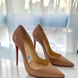 SOLD -Christian Louboutin Nude So Kate Heels